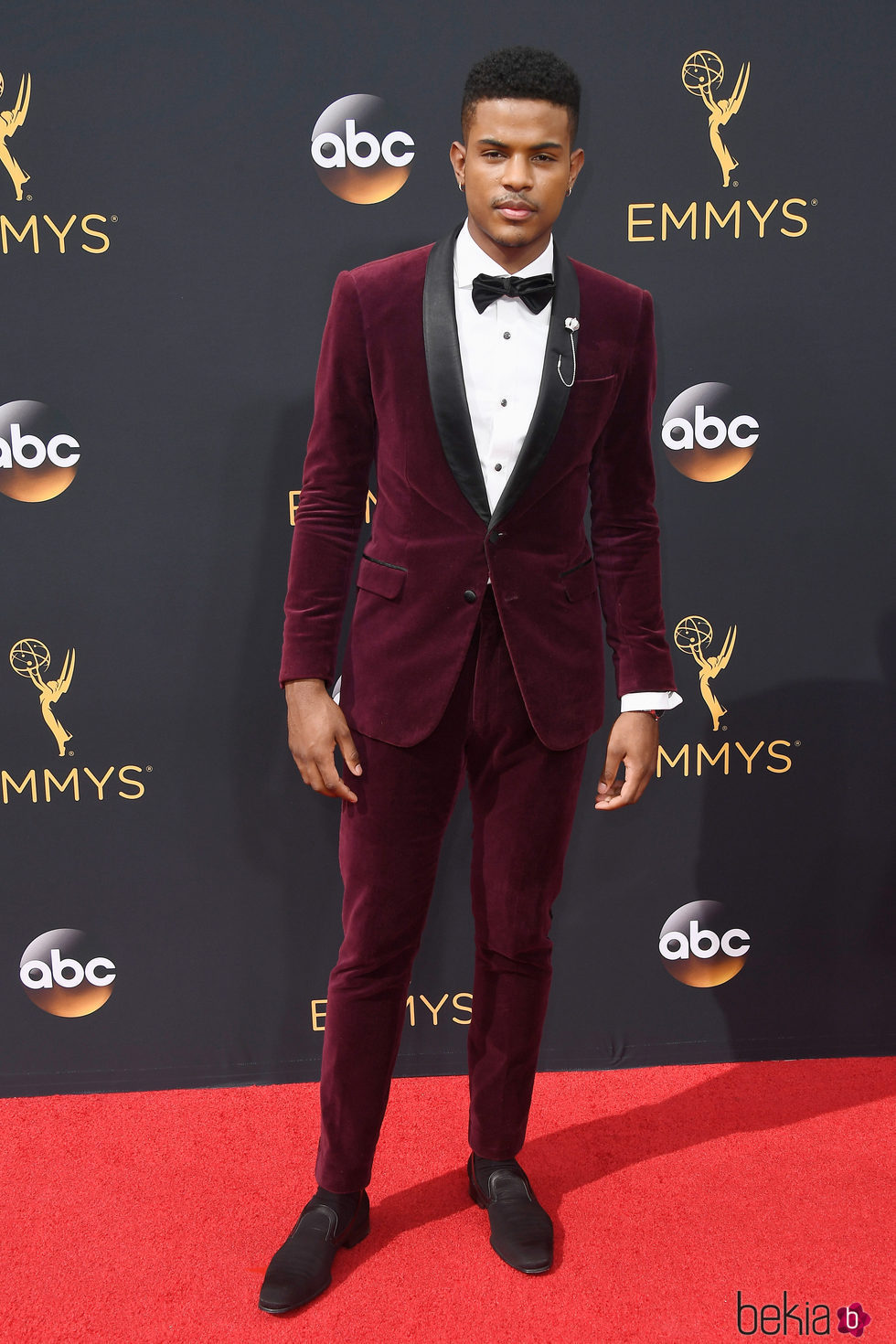Trevor Jackson en la alfombra roja de los Premios Emmy 2016