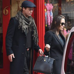 Brad Pitt y Angelina Jolie en Londres