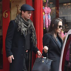 Brad Pitt y Angelina Jolie en Londres