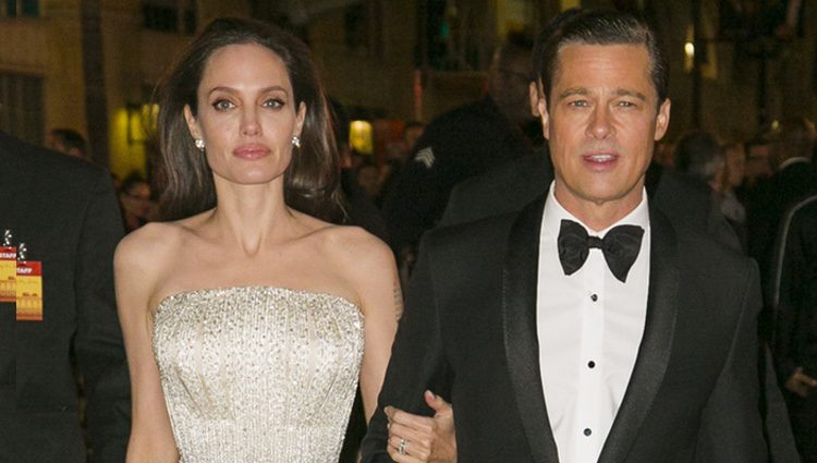 Brad Pitt y Angelina Jolie en la premiere de 'By The Sea' en Los Ángeles