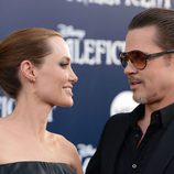 Brad Pitt y Angelina Jolie en la premiere de 'Maleficent' en Los Ángeles