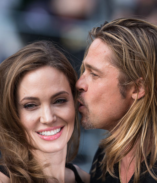 Brad Pitt y Angelina Jolie en la Premiere de 'World War Z' en Londres