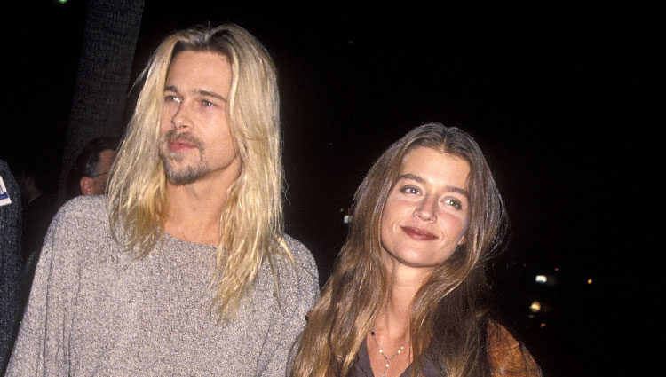 Brad Pitt y Jitka Pohlodek en 1994