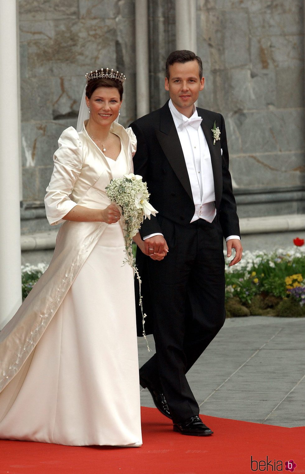 Marta Luisa de Noruega y Ari Behn en su boda