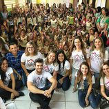 Amadeo Leandro colaborando con la asociación 'Love Togueter Brasil'
