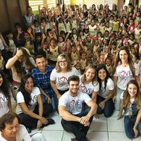 Amadeo Leandro colaborando con la asociación 'Love Togueter Brasil'