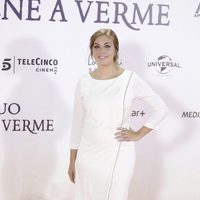 Leire Martínez en el estreno de 'Un monstruo viene a verme'