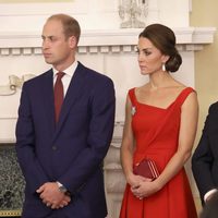 Los Duques de Cambridge en una recepción en la Casa de Gobierno de Victoria