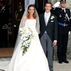 Luis de Luxemburgo y Tessy Antony el día de su boda