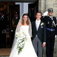 Luis de Luxemburgo y Tessy Antony el día de su boda