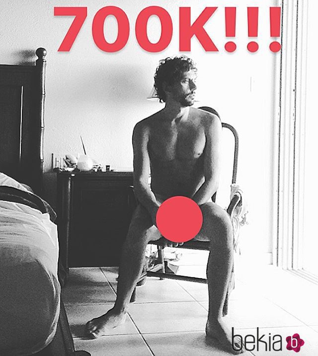 Paco León se desnuda en Instagram para celebrar que tiene 700.000 seguidores