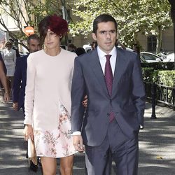 José María Aznar Botella y Mónica Abascal en la boda de Luis Martínez de Irujo y Adriana Martín