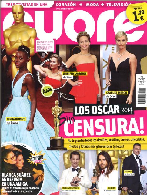 Los Oscar 2014 sin censura en Cuore