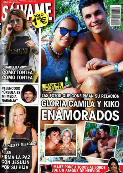 Gloria Camila y Kiko, enamorados en Sálvame