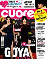 Los Premios Goya 2016 en la portada de la revista Cuore
