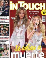 Jennifer Lopez y Mariah Carey en la portada de In Touch
