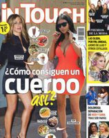 Jennifer Aniston y Kim Kardashian en la portada de In Touch