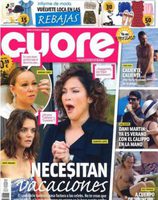Jennifer Lopez, Mariah Carey y Katie Holmes en la portada de Cuore