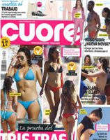 Los cuerpos de las famosas cuestionados en la portada de la revista Cuore