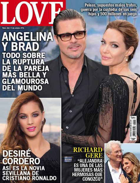 Todo sobre la ruptura de Brad Pitt y Angelina Jolie en Love