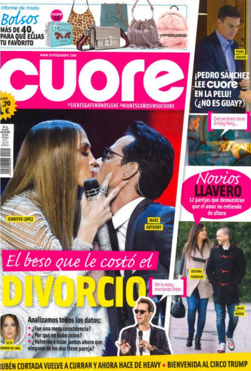 El beso que ha costado el divorcio a Marc Anthony en Cuore