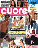 La nueva novia de Andrés Velencoso en la portada de Cuore