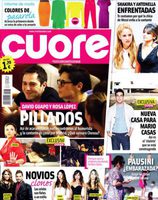 David Guapo y Rosa López pillados en la portada de Cuore