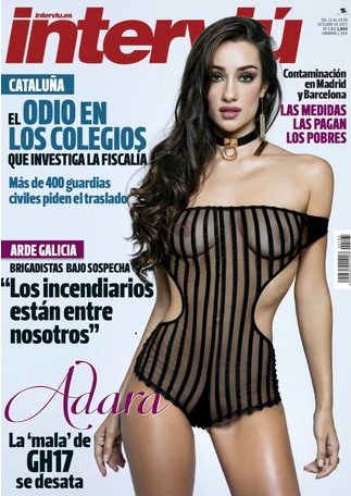 Adara ('GH17') se desnuda en la portada de Interviú