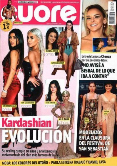 Cuore muestra la evolución física de Kim Kardashian