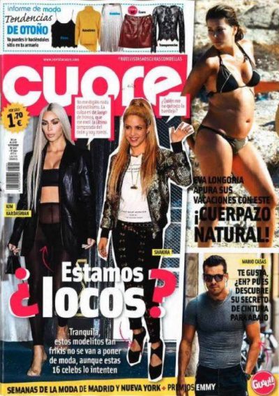 Los modelitos más extraños de las celebs en la portada de Cuore