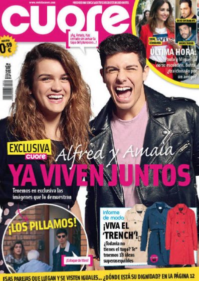 Cuore dedica su portada a Alfred y Amaia, la pareja de OT 2017, que ya viven juntos