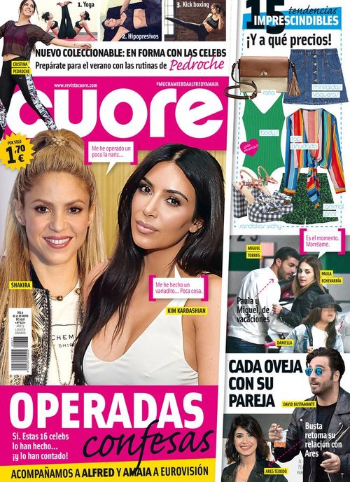 Famosas que han pasado por el quirófano y lo han contado en revista Cuore