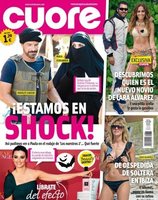 Paula Echevarría con burka para 'Los Nuestros' en la portada de Cuore