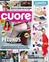 Revista Cuore dedica su portada a los desastrosos pies de 7 celebrities