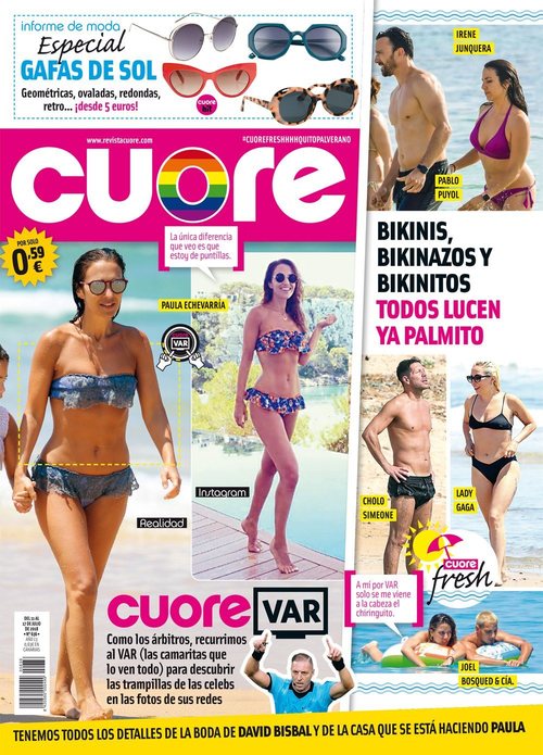 Los cuerpos de las famosas 'Instagram vs. Realidad' en la portada de Cuore  - Revista Cuore - Bekia