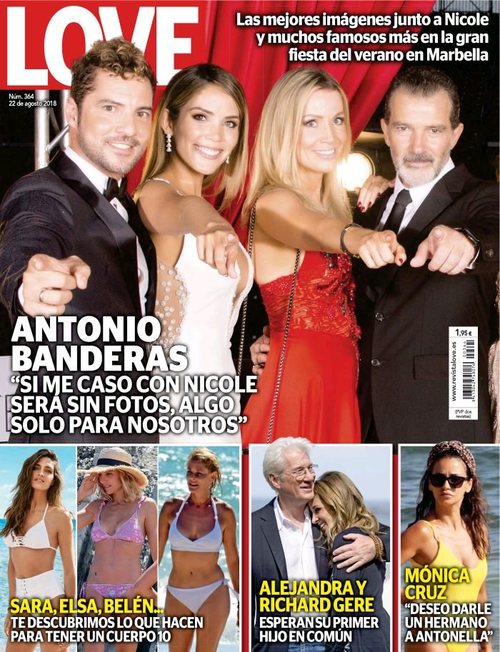 Antonio Bandera, anfitrión de la Gala Starlite en revista Love