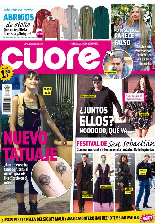 El nuevo tatuaje de Aitana Ocaña con su mejor amiga en revista Cuore