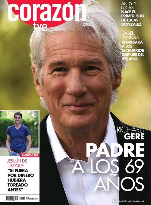 Richard Gere Será Padre A Los 69 Años En Revista Corazón Revista