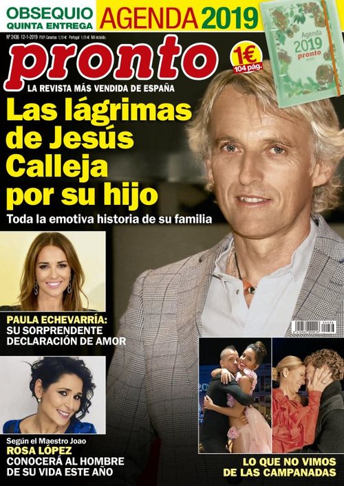 En revista Pronto, Jesús Calleja llora por su hijo