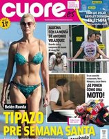 Belen Rueda luce tipazo a sus 54 años en la portada de la revista Cuore