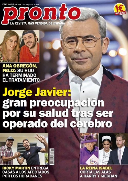 Pronto cuenta todo sobre la operación de Jorge Javier