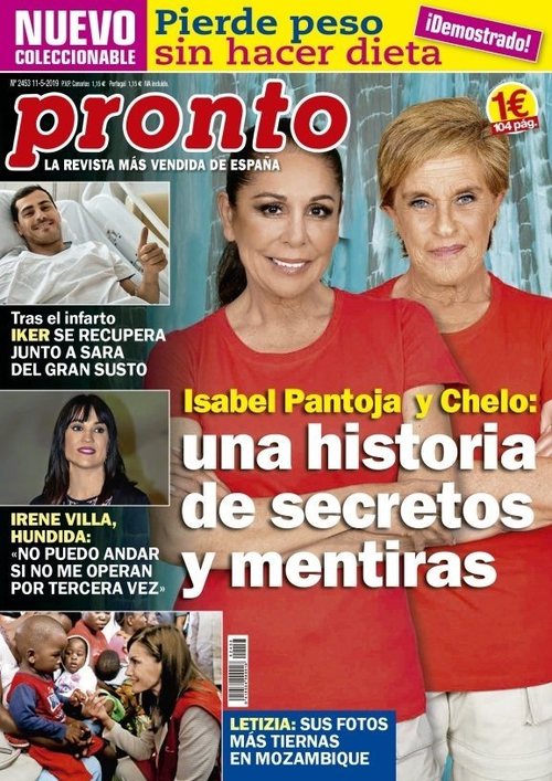 Pronto recoge la historia de Isabel Pantoja y Chelo García Cortés