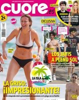 Cuore muestra en portada las vacaciones de Susana Griso