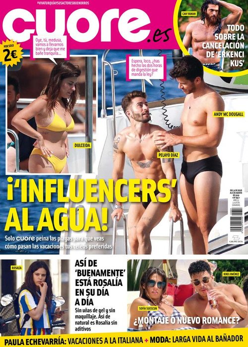 Cuore muestra las vacaciones de los influencers de moda