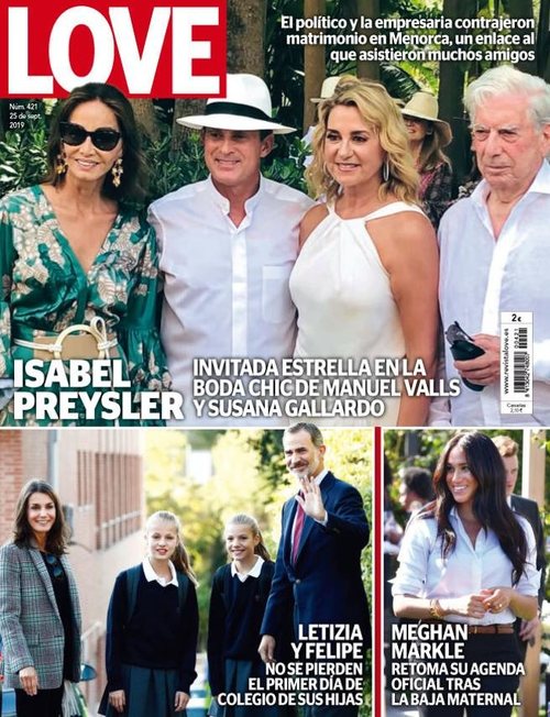 Love habla de la asistencia de Isabel Preysler a la boda de Manuel Valls y Susana Gallardo