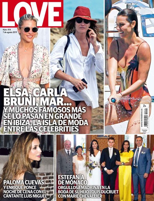 Love publica fotos de las celebrities de vacaciones en Ibiza