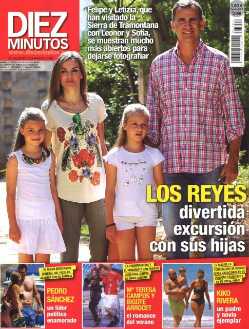 Los Reyes, divertida excursión con sus hijas en Diez Minutos