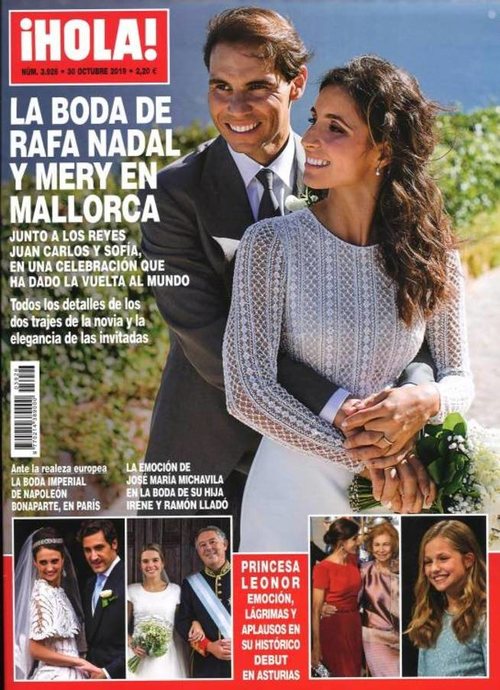 Hola habla de la boda de Rafa Nadal y Mery en Mallorca