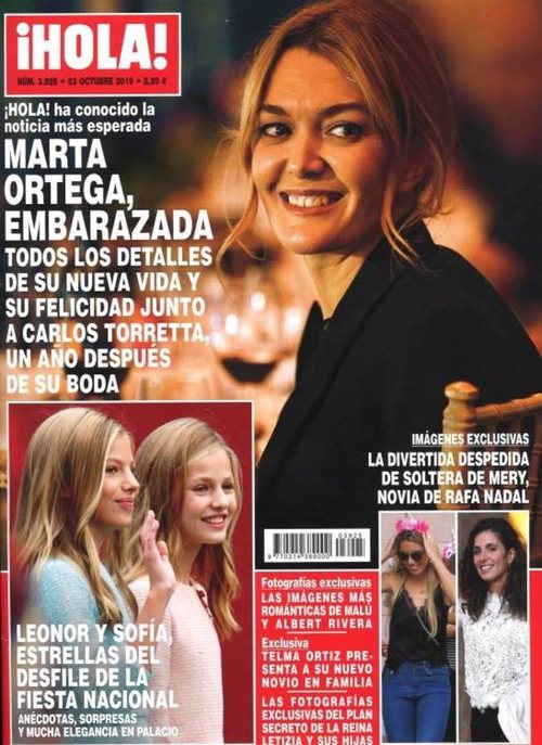 Hola habla sobre todos los detalles del embarazo de Marta Ortega