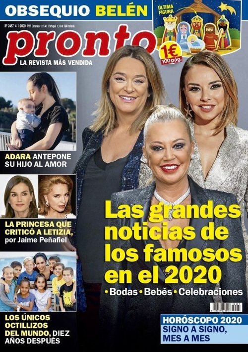 La revista Pronto muestra las grandes noticias de los famosos en el 2020